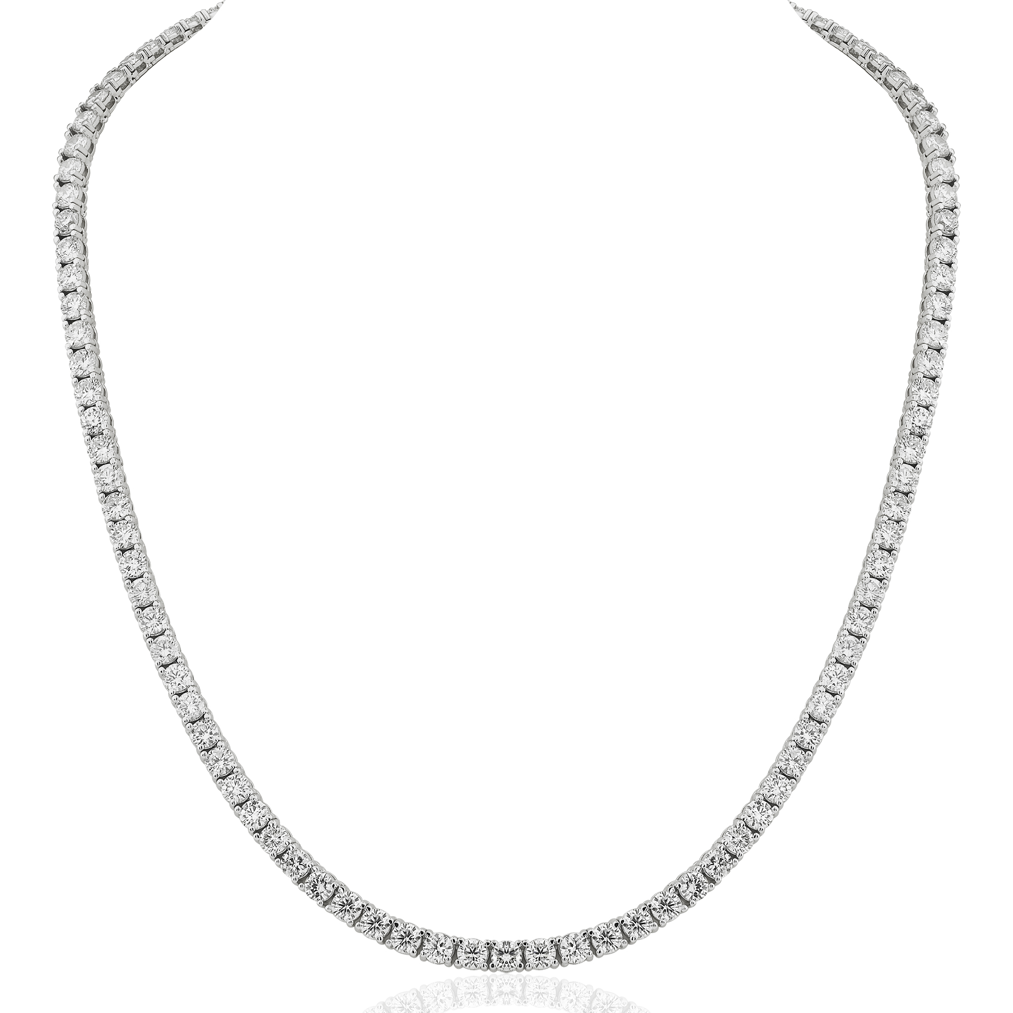 21,57 Ct. Diamond Riviera Necklace